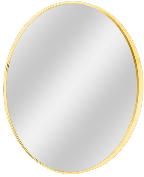 Dubiel Vitrum Lustro okrągłe Nico 70 cm w ramie złote NICO GOLD