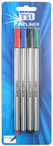 TSI Fineliner 4 kolory 4022792387134