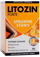 ORKLA HEALTH LITOZIN FORTE SPRAWNE STAWY 90 kapsułek 8068471