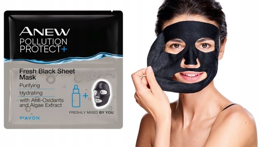 Avon Anew Oczyszczająco-Nawilżająca maska w płacie