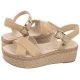 Tommy Hilfiger Platformy Shiny Touches Flatform Wedge Light Gold FW0FW06245 0LJ (TH480-a)