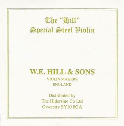 Hidersine Hidersine 4 Hill skrzypce 4410SB, gruby koniec z kulką z żyłką, prawa (stal nierdzewna) 4410SB