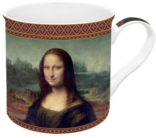 Nuova Cer Easy life r2s KUBEK PORCELANOWY - ART MASTERPIECE COLLECTION Mona Lisa LEONARDO DA VINCI 170 LEO1