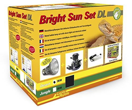 Lucky Reptile bssdl Bright Sun Set DL Desert 35 W, czarny