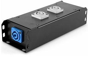 Adam Hall PRO PORT 2PP - Power Distributor 1 x Power Twist Input + 3 x Power Twist Outputs AHPROPORT2PP