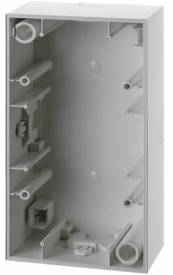 Wexe Wexe Surface mounted housing 2gang s1 polar white 10429909