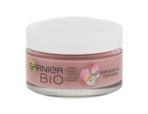 Garnier Bio Rosy Glow 3in1 krem do twarzy na dzień 50 ml dla kobiet