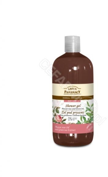 Green Pharmacy Róşa Pişmowa i Zielona Herbata 500 ml - şel pod prysznic