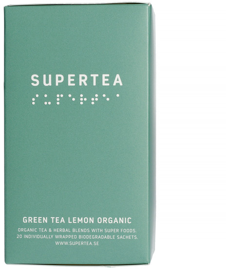 Teministeriet Teministeriet Supertea Green Tea Lemon Organic Herbata 20 Torebek ST-GLO