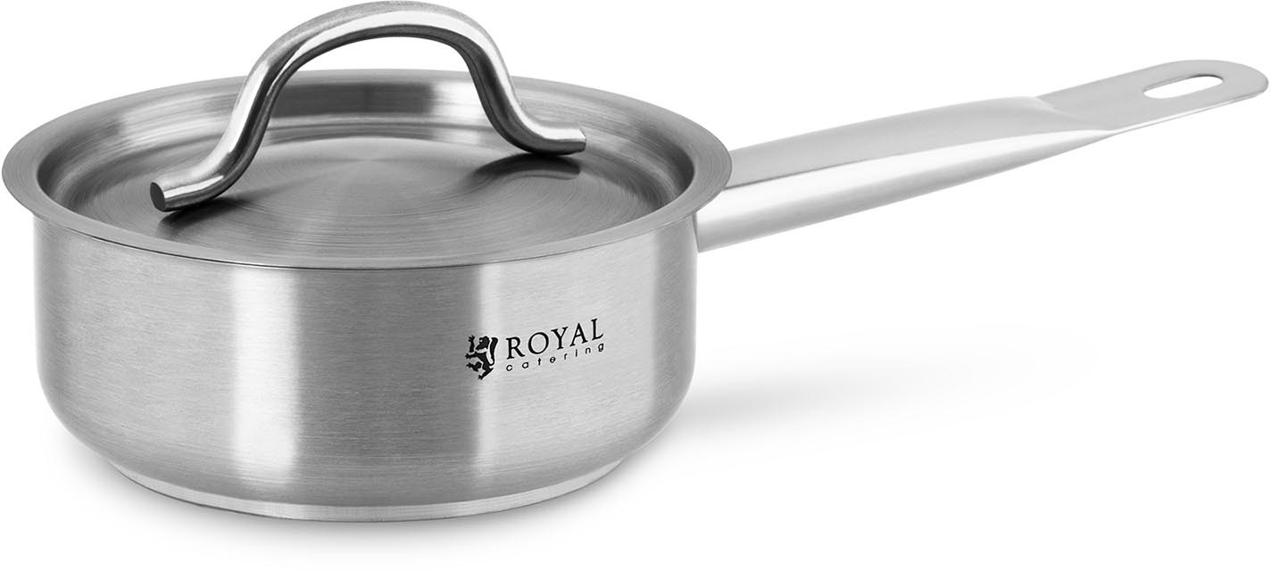 Royal Catering Rondel - stal nierdzewna - 0,9 l - pokrywka CATERING 10011203 RCCP-140A