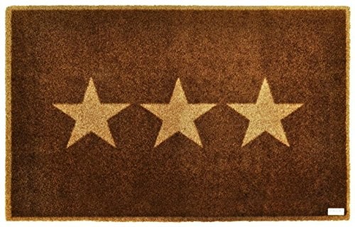 Zala Living Mata wyłapująca brud wycieraczka gwiazdy brązowy beżowy | 102100 102100