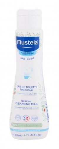 Mustela Bébé No Rinse Cleansing Milk mleczko do ciała 200 ml dla dzieci