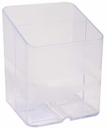 Exacompta Exacompta 67723D opakowanie (10 pudełek na długopisy, 2 przegródki, 74 x 74 x 93 mm, wytrzymałe i praktyczne), 10 sztuk kryształowych 67723D