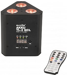 Eurolite AKKU TL-3 QCL RGB+UV Trusslight Reflektor LED z akumulatorem 41700510
