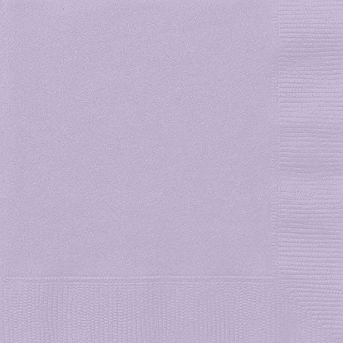 Unique Party Supplies Serwetki papierowe, 16,5 cm, lawendowy 31352