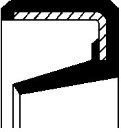 CORTECO Pierścień uszczelniający wału, wał skrzyni biegów CORTECO 46082123B