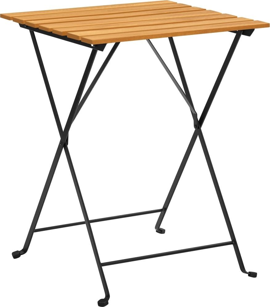vidaXL Stolik bistro 55x54x71 cm lite drewno akacjowe 313158
