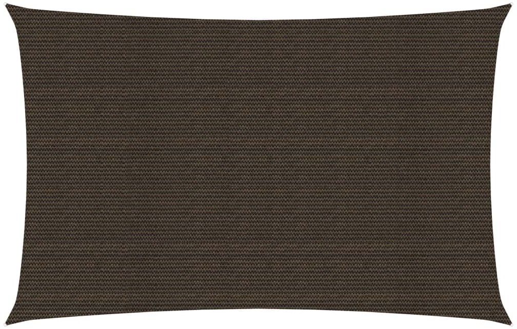 vidaXL Żagiel przeciwsłoneczny, 160 g/m, brązowy, 5x7 m, HDPE vidaXL