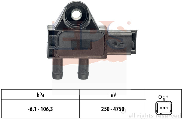 EPS Czujnik, ciśnienie spalin 1.993.271 1.993.271