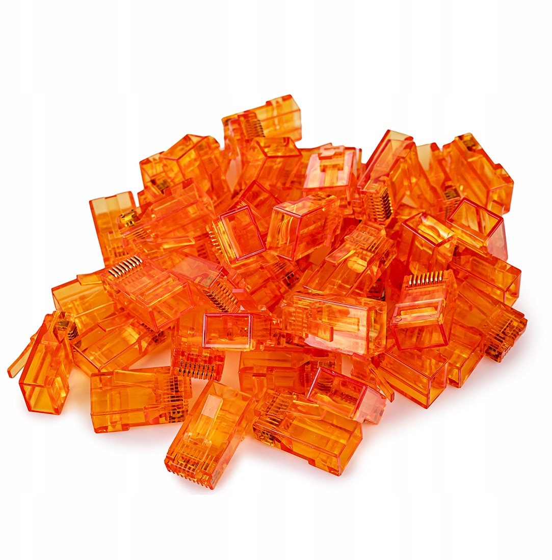 Wtyk RJ45 przelotowy kat 6 Utp PT-RJ456UO-1 100szt