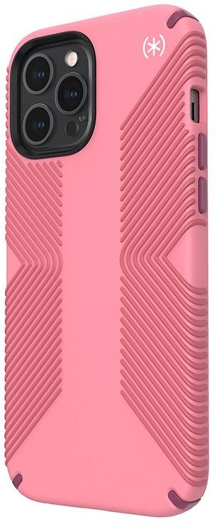 Speck Presidio2 Grip - Etui na iPhone 12 Pro Max z powłoką MICROBAN (Vintage Rose/Lush Burgundy) 138500-9286