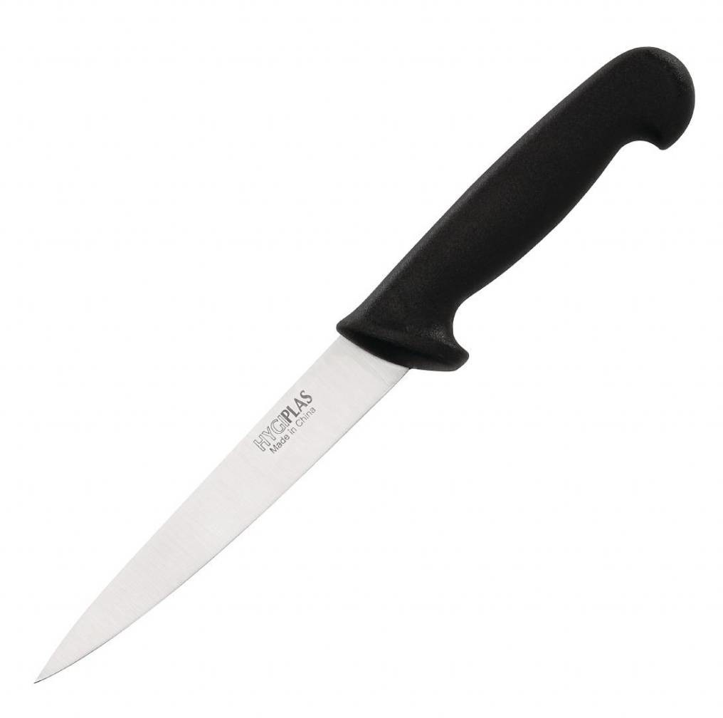 Hygiplas Nóż do filetowania | 150mm | czarny C266