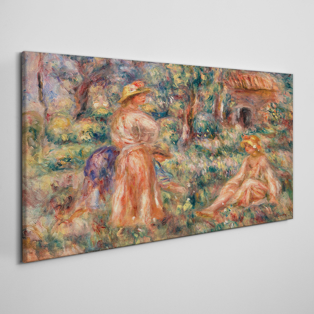 PL Coloray Obraz Canvas las Dom Wieśniacy 100x50cm