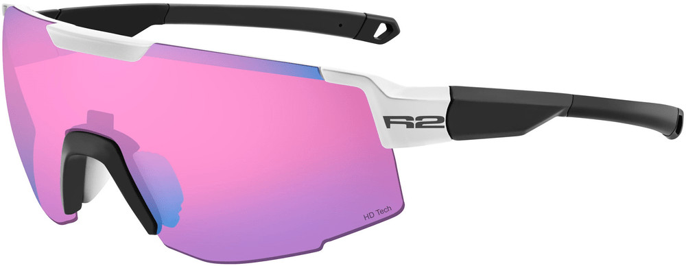 R2 okulary sportowe EDGE czarno białe