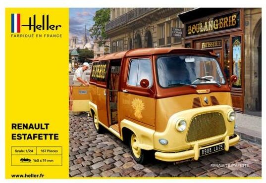 Heller Samochód Renault Estafette model do sklejania 80743