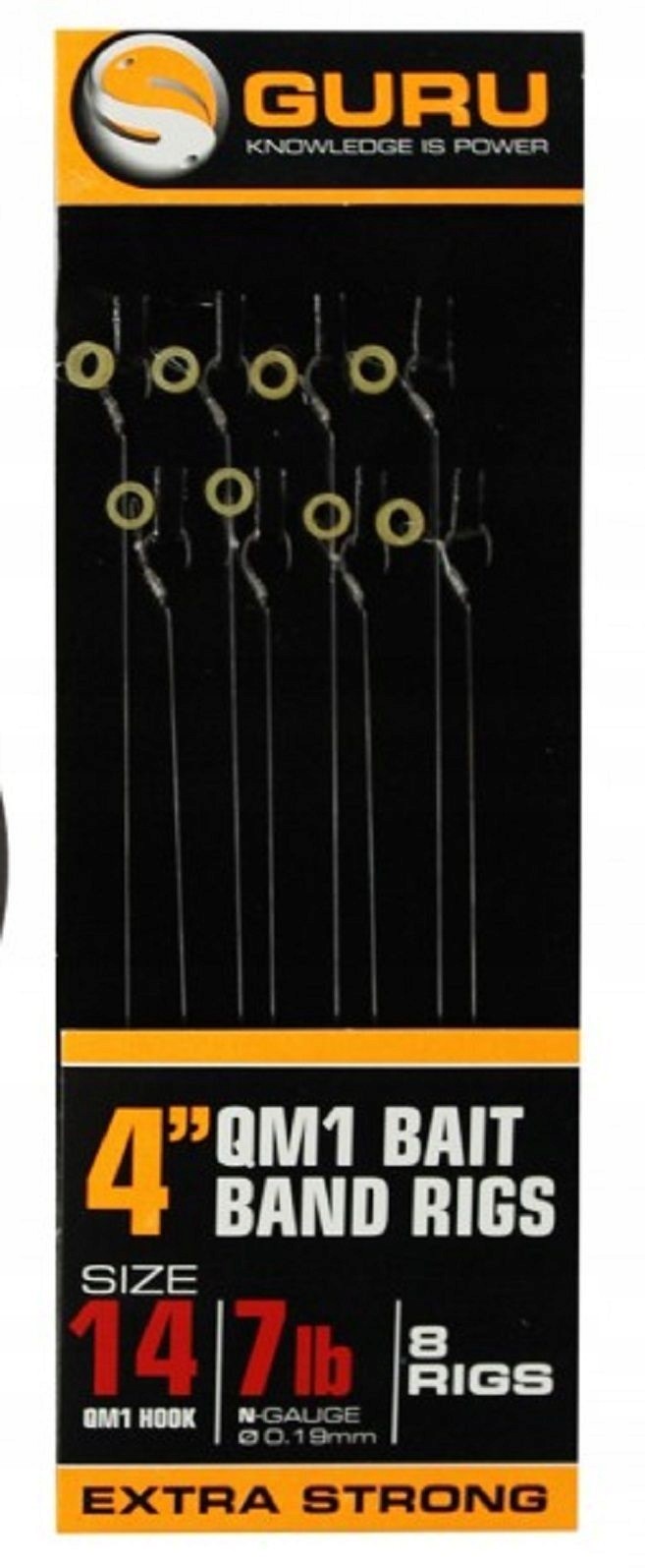 Guru Przypony QM1 bait band rigs 10cm hak 16 Ready