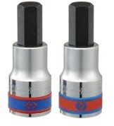 KING TONY Nasadka krótka z końcówką hex 402524S, 1/2'', 3/4