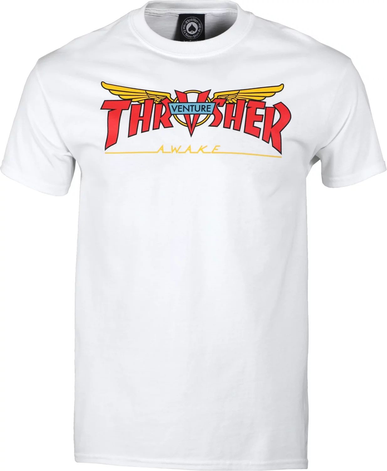 Thrasher t-shirt VENTURE TRUCKS COLLAB White
