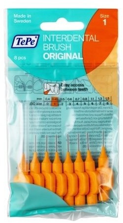 TePe TePe Original - Szczoteczki międzyzębowe 0,45 mm - pomarańczowe 8 szt
