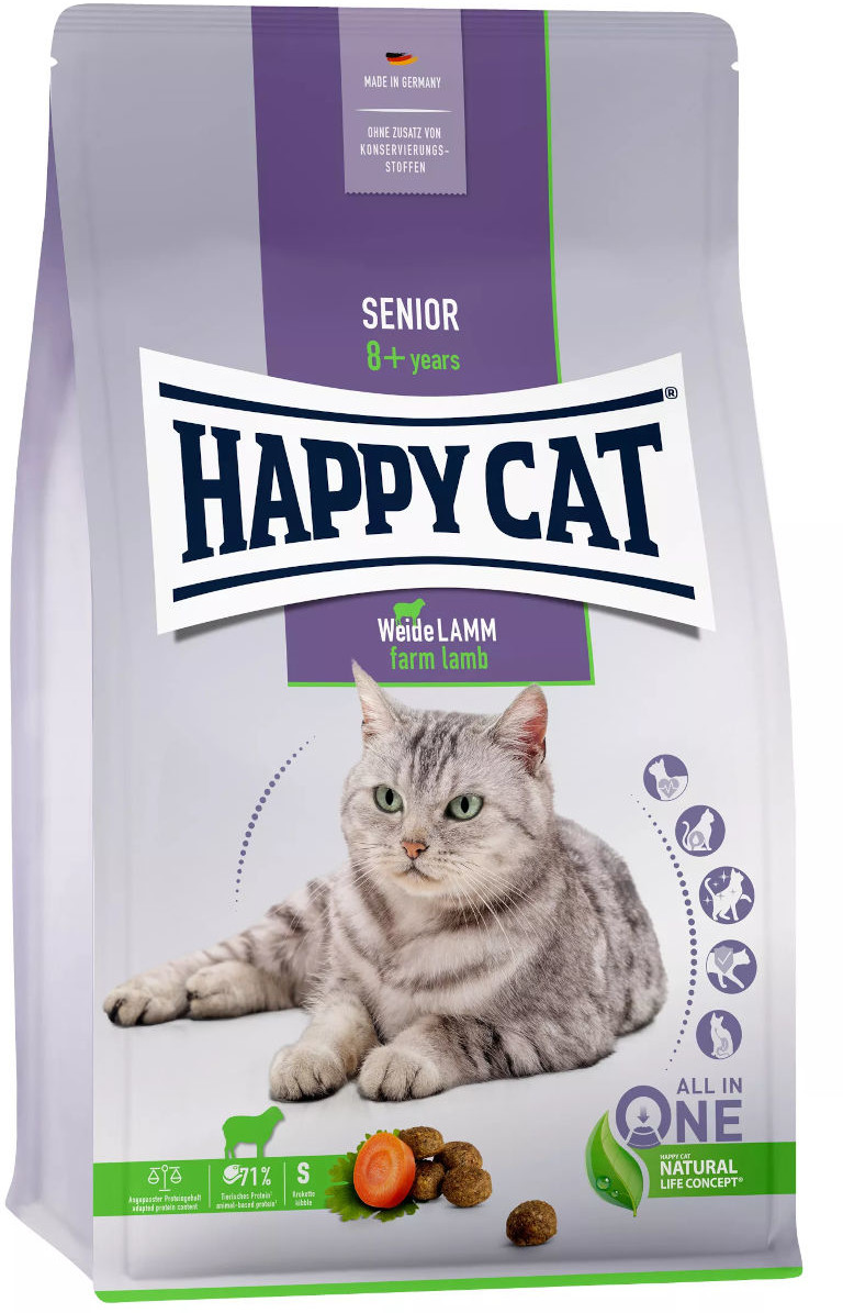 Happy Cat Senior Weide-Lamm Jagnięcina 1,3kg