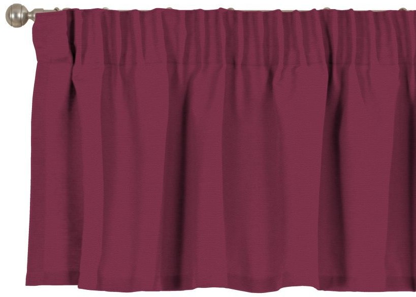 Dekoria Lambrekin na taśmie marszczącej Snow White biały) 390x40 cm Cotton Panama 397-702-34