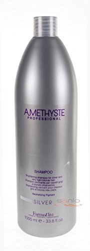 Amethist Silver Shampoo  neutralizuje żółte próby  do pokrycia szare hellblondes do włosów 1000 ML 1344-16119