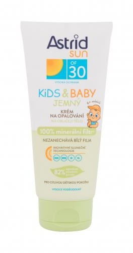 Astrid Sun Kids & Baby Soft Face and Body Cream SPF30 preparat do opalania ciała 100 ml dla dzieci