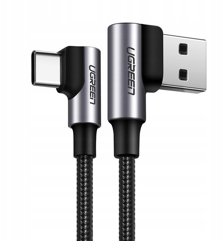 UGREEN Kabel przewód kątowy QC USB USB-C 3A - 1m