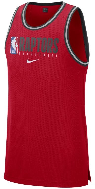 Nike Męska koszulka bez rękawów NBA Toronto Raptors Dri-FIT - Czerwony BQ9371-657