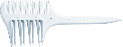 Fripac-Medis Grzebień do pasemek z szablonem, długość 9 cm, biały