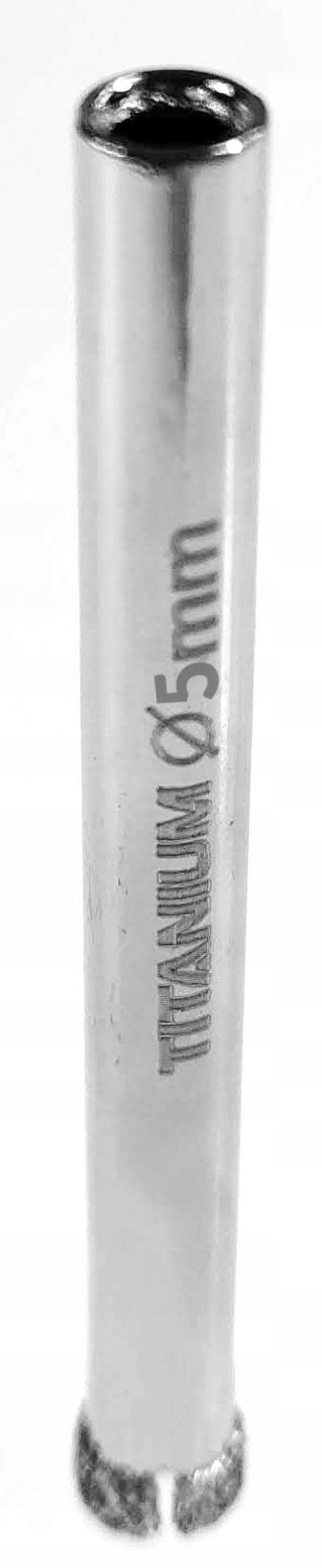 Wiertło diamentowe do płytek szkła 5 mm Titanium