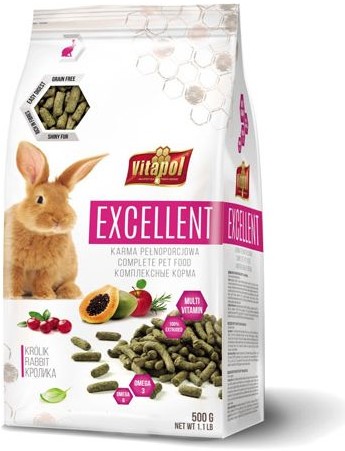 Vitapol EXCELLENT KARMA PEŁNOPORCJOWA DLA KRÓLIKA 5KG ZVP-5129