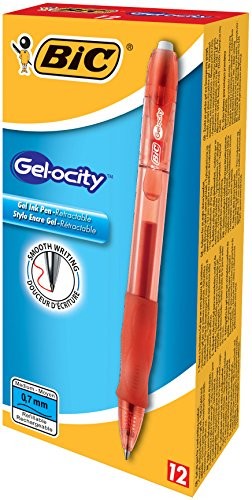 BIC ciśnieniowym Gel Roller Velocity Gel, 0.35 MM, czerwony 829159