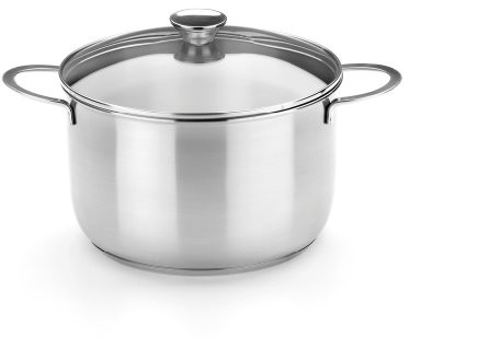 BRA ancora garnek do zupy ze stali nierdzewnej 18/10, z pokrywką ze szkła, 20 cm A393953