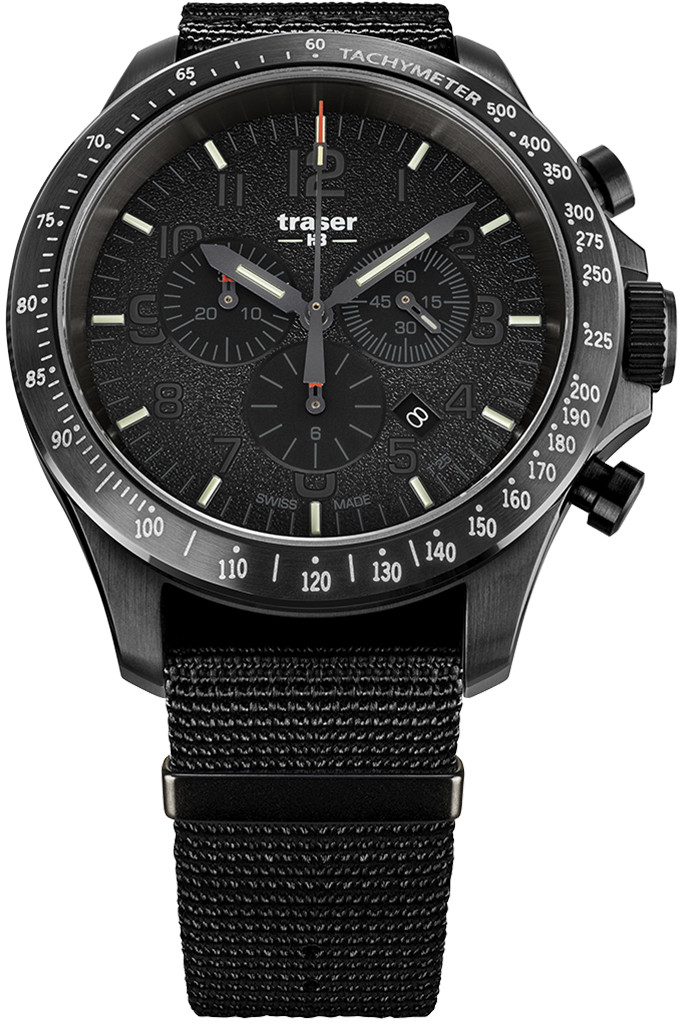 Traser TS-109465 P67 Officer Pro Chronograph Black NATO