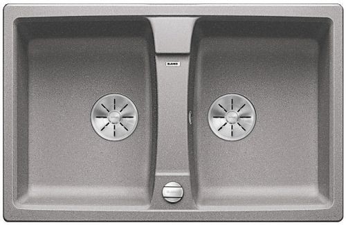 Blanco LEXA 8 Silgranit PuraDur Alumetalik odwracalny korek auto. InFino 524952