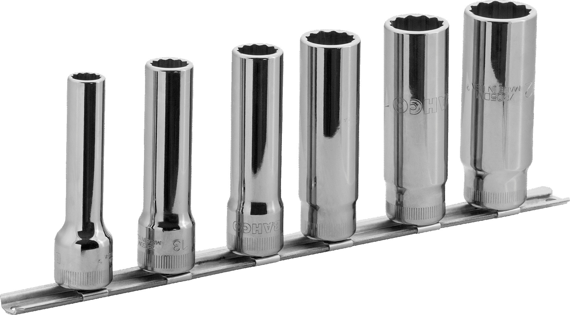 BAHCO zestaw 6szt. długich nasadek 12-kątnych 1/2