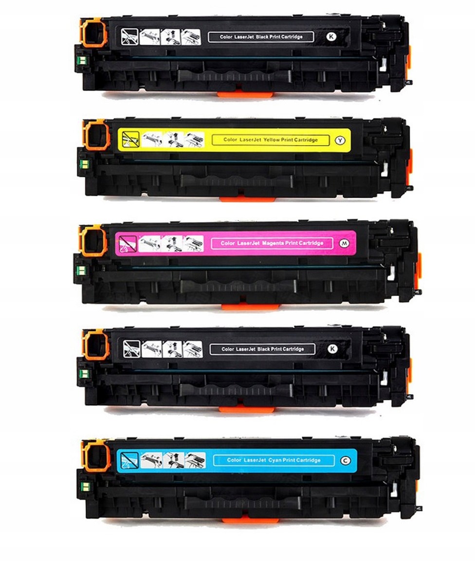 4X Toner do Hp CP20205n CP2025dn CM2320n CM2320fxi