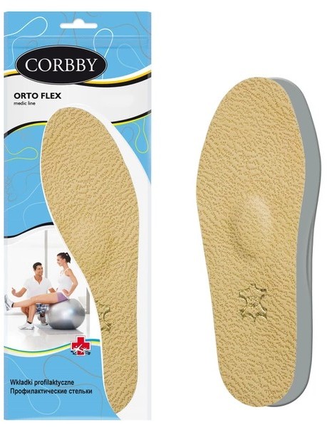 Corbby Wkładki CORBBY  orto flex, 37/38, 1 para