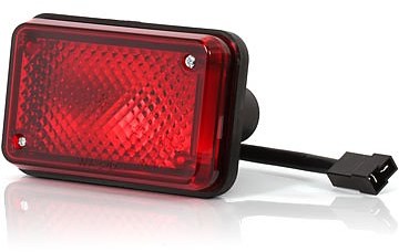 WAŚ Lampa pozycyjna tylna czerwona prostokątna (61) was61
